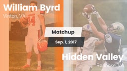 Matchup: Byrd vs. Hidden Valley  2017