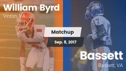 Matchup: Byrd vs. Bassett  2017