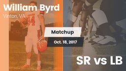 Matchup: Byrd vs. SR vs LB 2017