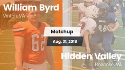 Matchup: Byrd vs. Hidden Valley  2018