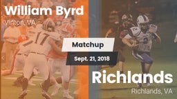 Matchup: Byrd vs. Richlands  2018