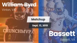 Matchup: Byrd vs. Bassett  2019
