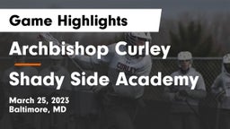 Archbishop Curley  vs Shady Side Academy  Game Highlights - March 25, 2023