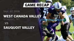 Recap: West Canada Valley  vs. Sauquoit Valley 2016