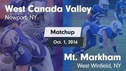 Matchup: West Canada Valley vs. Mt. Markham  2016