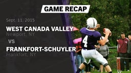 Recap: West Canada Valley  vs. Frankfort-Schuyler  2015