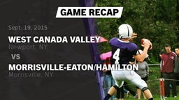 Recap: West Canada Valley  vs. Morrisville-Eaton/Hamilton  2015