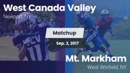 Matchup: West Canada Valley vs. Mt. Markham  2017