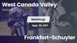 Matchup: West Canada Valley vs. Frankfort-Schuyler 2017