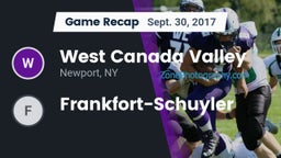 Recap: West Canada Valley  vs. Frankfort-Schuyler 2017