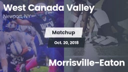 Matchup: West Canada Valley vs. Morrisville-Eaton 2018