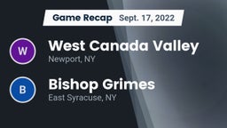 Recap: West Canada Valley  vs. Bishop Grimes  2022