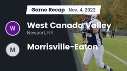 Recap: West Canada Valley  vs. Morrisville-Eaton  2022