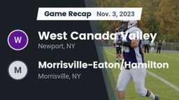 Recap: West Canada Valley  vs. Morrisville-Eaton/Hamilton  2023