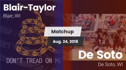 Matchup: Blair-Taylor vs. De Soto  2018
