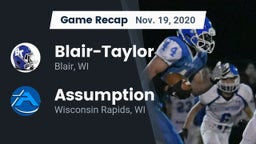 Recap: Blair-Taylor  vs. Assumption  2020