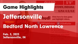 Jeffersonville  vs Bedford North Lawrence  Game Highlights - Feb. 3, 2023
