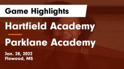 Hartfield Academy  vs Parklane Academy  Game Highlights - Jan. 28, 2022