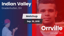 Matchup: Indian Valley vs. Orrville  2016
