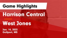 Harrison Central  vs West Jones  Game Highlights - Jan. 14, 2023