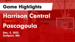 Harrison Central  vs Pascagoula  Game Highlights - Dec. 5, 2023