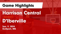 Harrison Central  vs D'Iberville  Game Highlights - Jan. 9, 2024