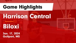 Harrison Central  vs Biloxi  Game Highlights - Jan. 17, 2024