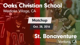 Matchup: Oaks Christian vs. St. Bonaventure  2016