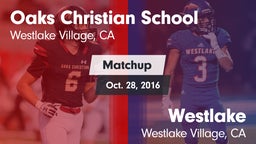 Matchup: Oaks Christian vs. Westlake  2016