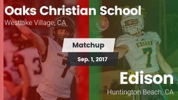 Matchup: Oaks Christian vs. Edison  2017