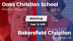 Matchup: Oaks Christian vs. Bakersfield Christian  2018