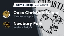 Recap: Oaks Christian School vs. Newbury Park  2018