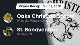 Recap: Oaks Christian School vs. St. Bonaventure  2018