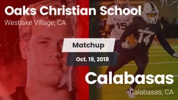 Matchup: Oaks Christian vs. Calabasas  2018