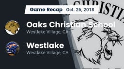 Recap: Oaks Christian School vs. Westlake  2018