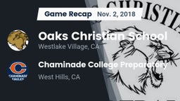 Recap: Oaks Christian School vs. Chaminade College Preparatory 2018