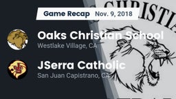 Recap: Oaks Christian School vs. JSerra Catholic  2018