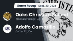 Recap: Oaks Christian School vs. Adolfo Camarillo  2021
