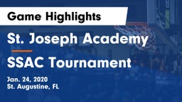 St. Joseph Academy  vs SSAC Tournament Game Highlights - Jan. 24, 2020