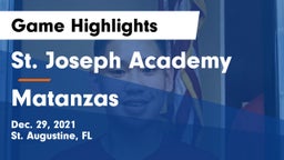 St. Joseph Academy  vs Matanzas  Game Highlights - Dec. 29, 2021