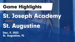 St. Joseph Academy  vs St. Augustine  Game Highlights - Dec. 9, 2022