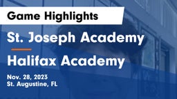 St. Joseph Academy  vs Halifax Academy  Game Highlights - Nov. 28, 2023