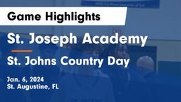 St. Joseph Academy  vs St. Johns Country Day Game Highlights - Jan. 6, 2024