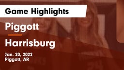 Piggott  vs Harrisburg  Game Highlights - Jan. 20, 2022