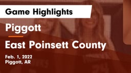 Piggott  vs East Poinsett County Game Highlights - Feb. 1, 2022