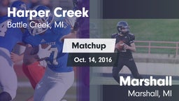 Matchup: Harper Creek vs. Marshall  2016