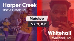 Matchup: Harper Creek vs. Whitehall  2016