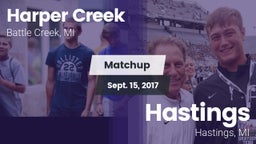 Matchup: Harper Creek vs. Hastings  2017