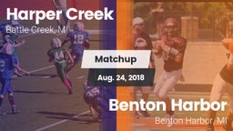 Matchup: Harper Creek vs. Benton Harbor  2018