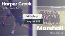 Matchup: Harper Creek vs. Marshall  2018